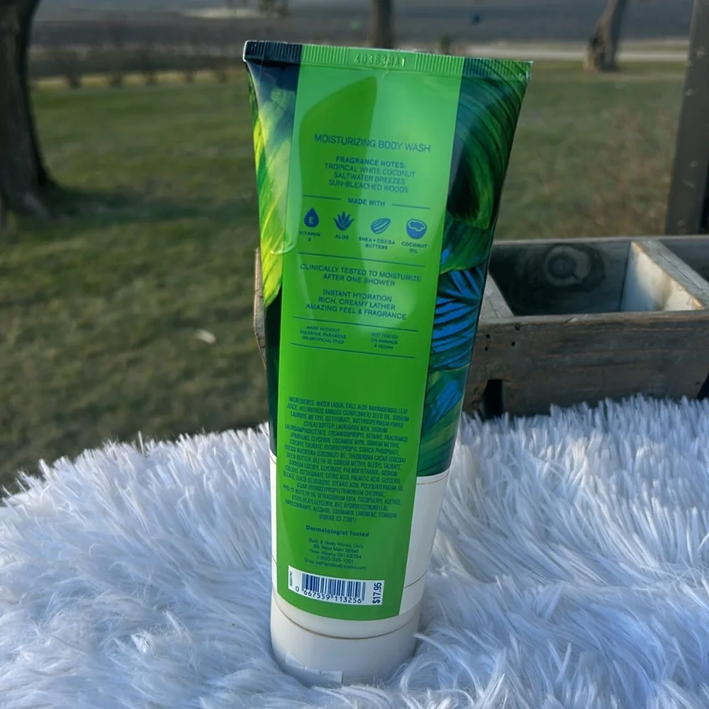 Bath & Body Works Waikiki Beach Coconut Moisturizing Body Wash NEW